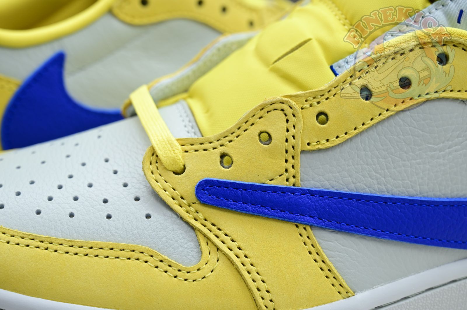 Travis Scott x Air Jordan 1Low Canary - finekick.vip