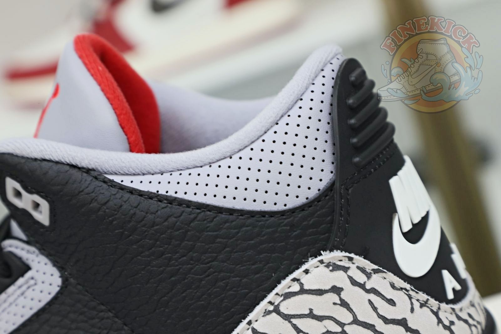 Air Jordan 3 retro blackcement  2018(854262-001) - finekick.vip
