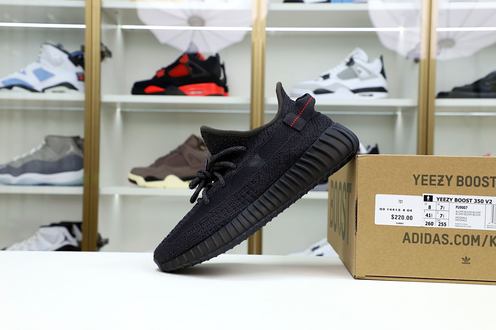 YEEZY BOOST 350 V2 'BLACK REFLECTIVE' - finekick.vip