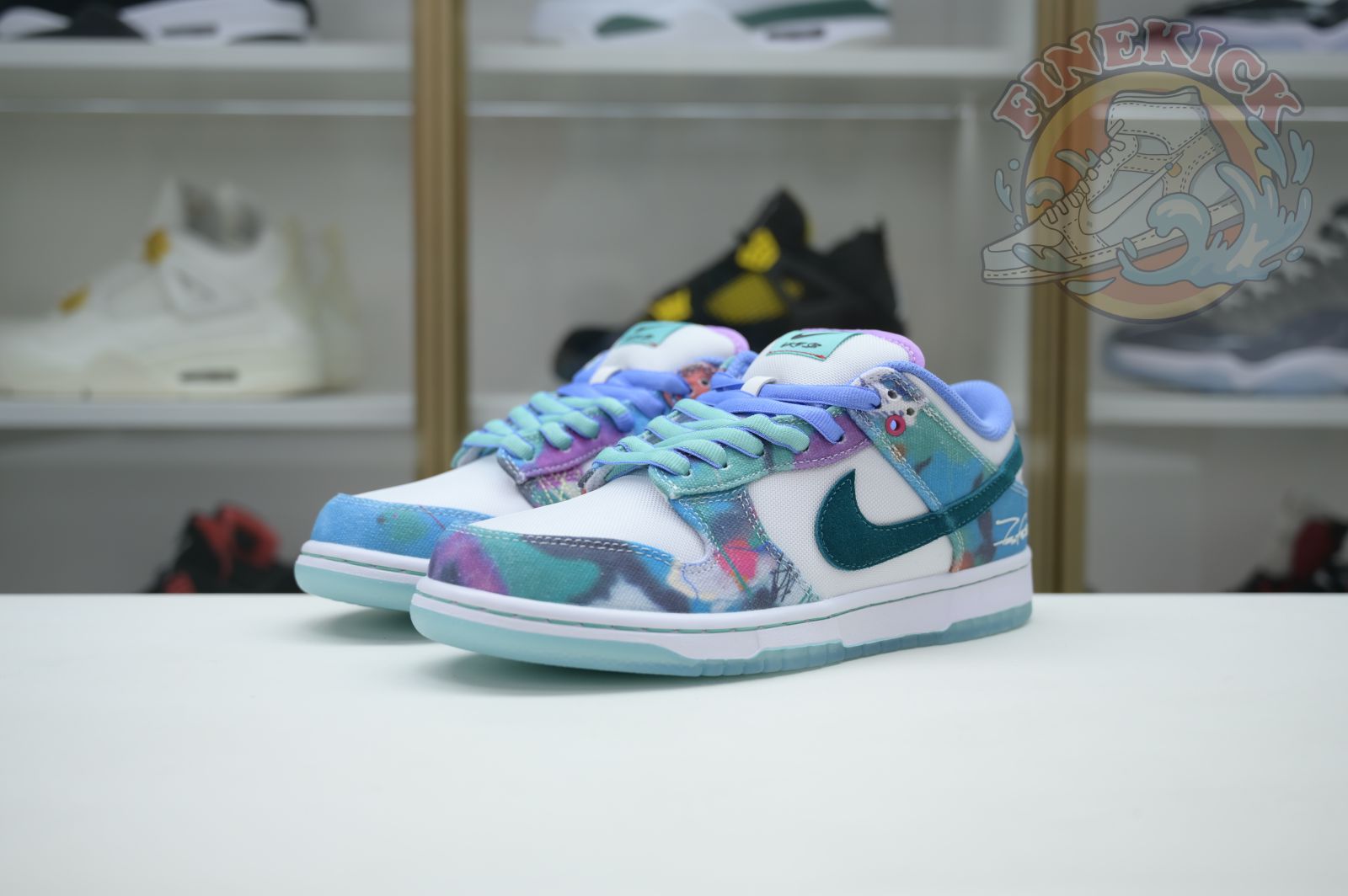 Futura Laboratories x Nike Dunk SB - finekick.vip