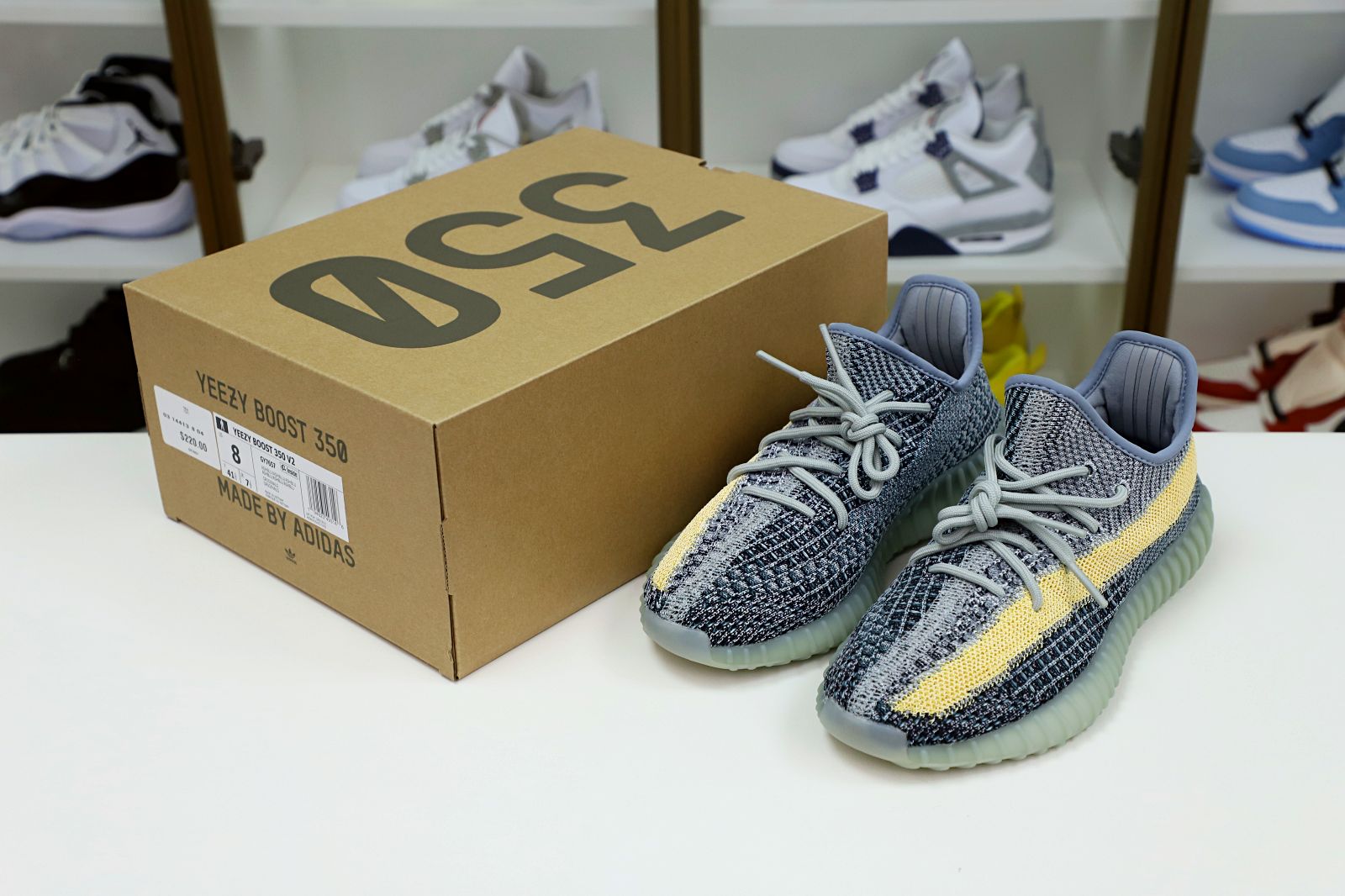 YEEZY BOOST 350 V2 'ASH BLUE - finekick.vip