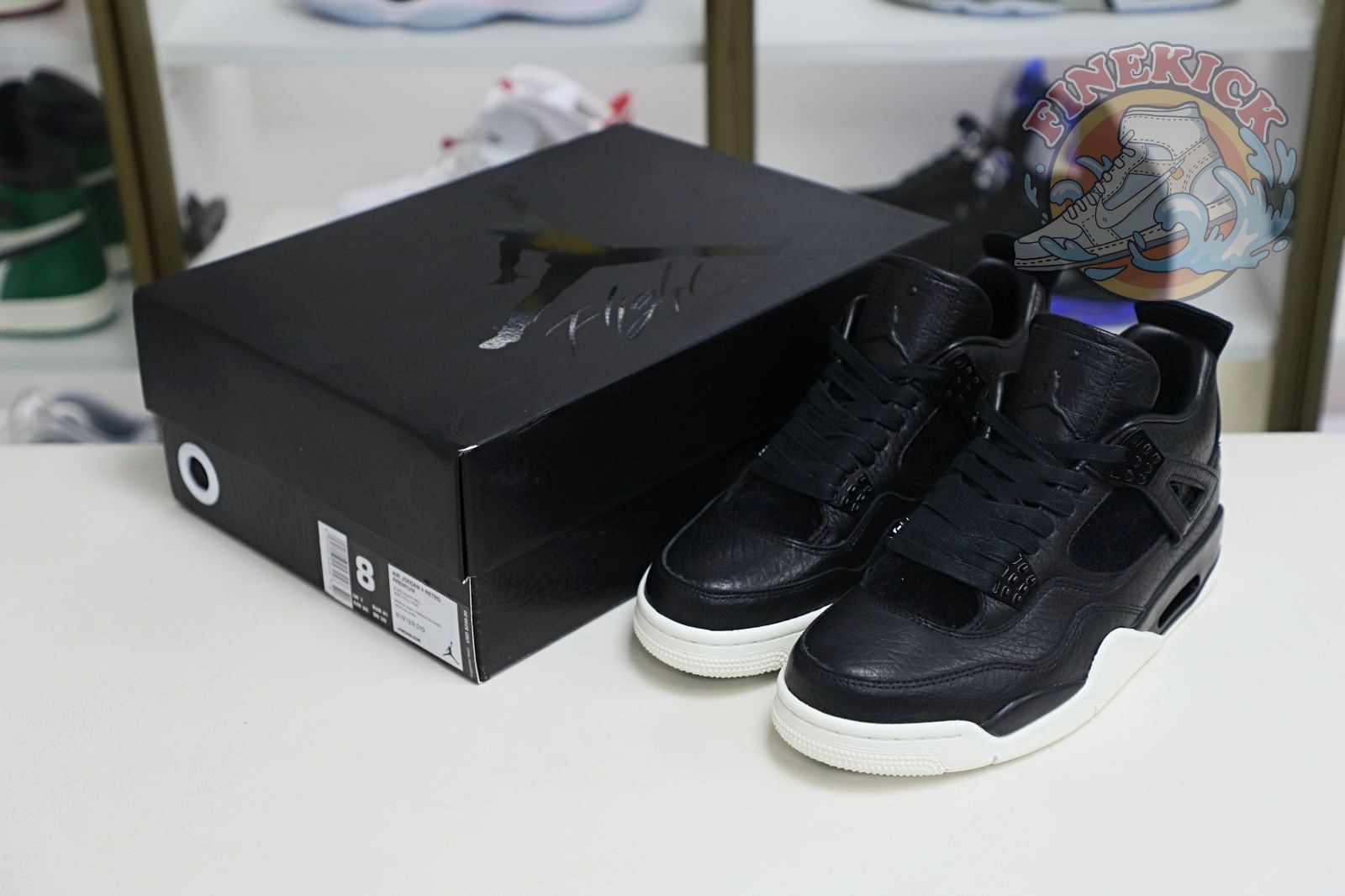 Air Jordan 4 retro ponyhair black - finekick.vip