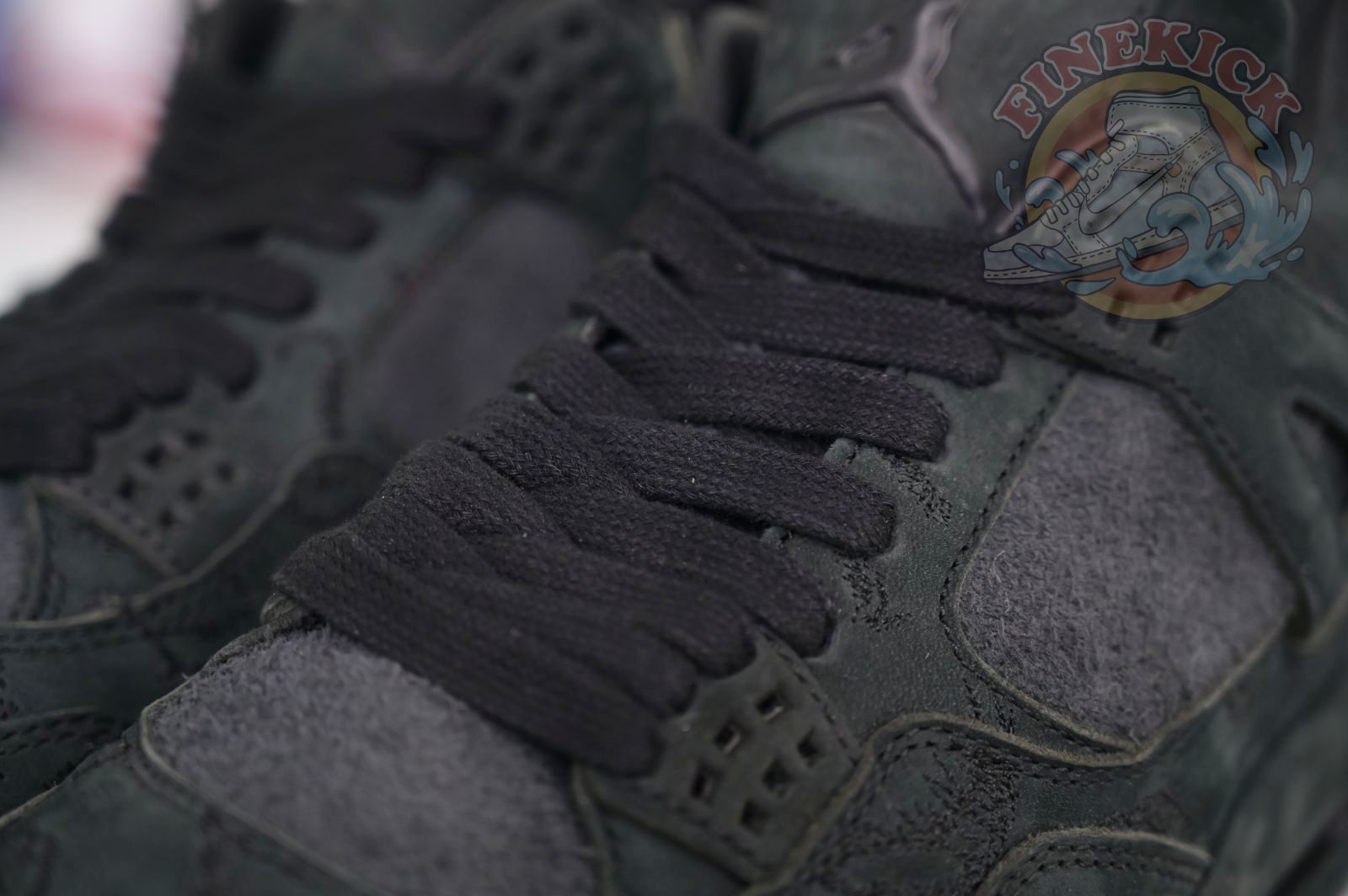 Air Jordan 4 kaws black - finekick.vip