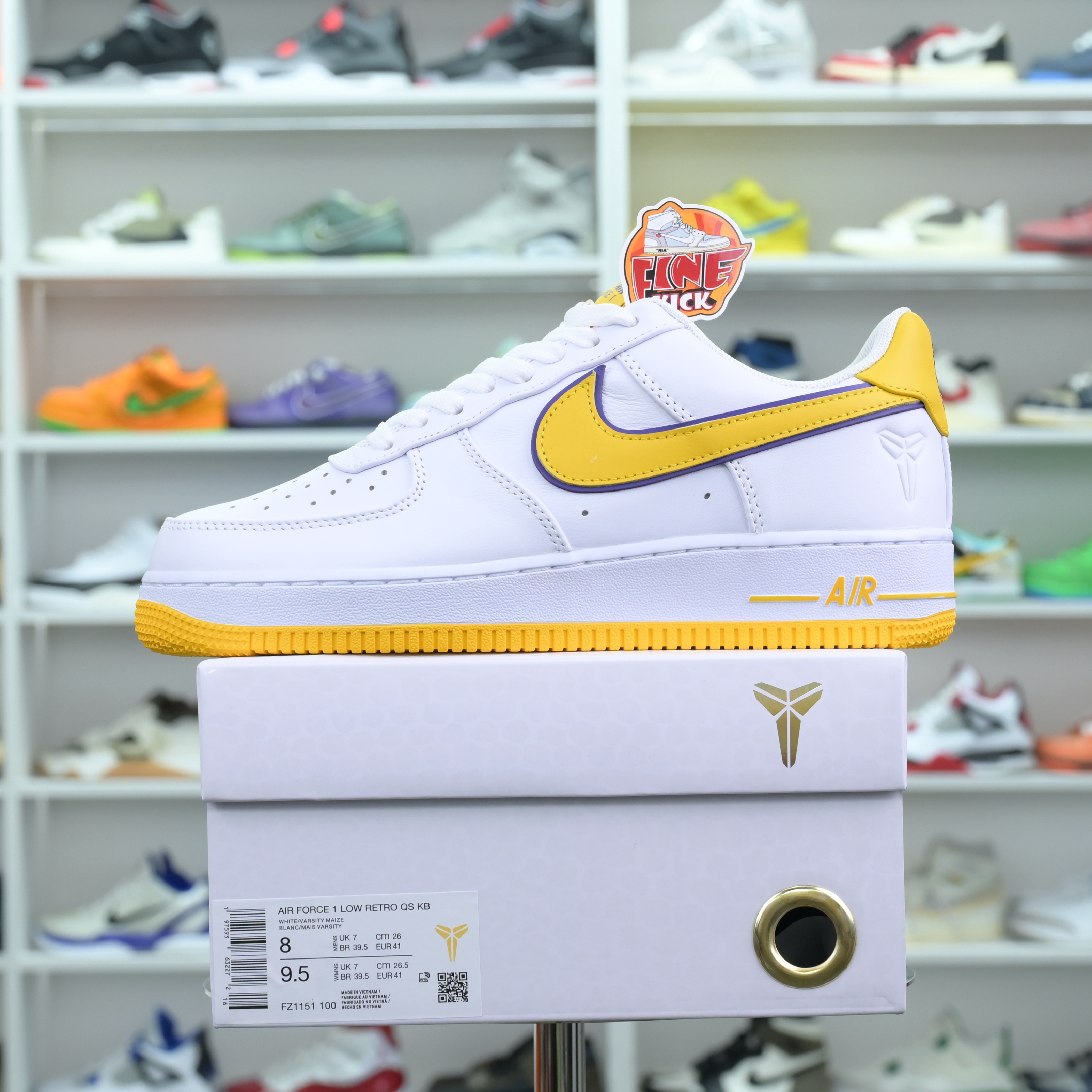 Kobe Bryant x Nike Air Force 1 - finekick.vip