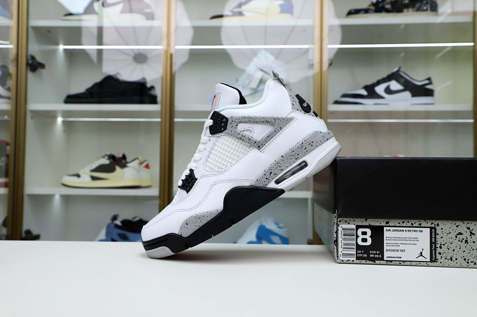 Air Jordan 4 Retro White Cement - finekick.vip
