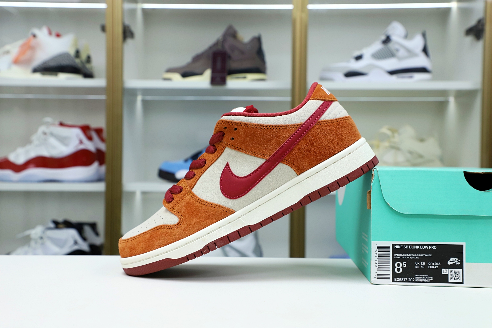 NIKE SB DUNK LOW PRO DARK RUSSET CEDAR 2019 - finekick.vip