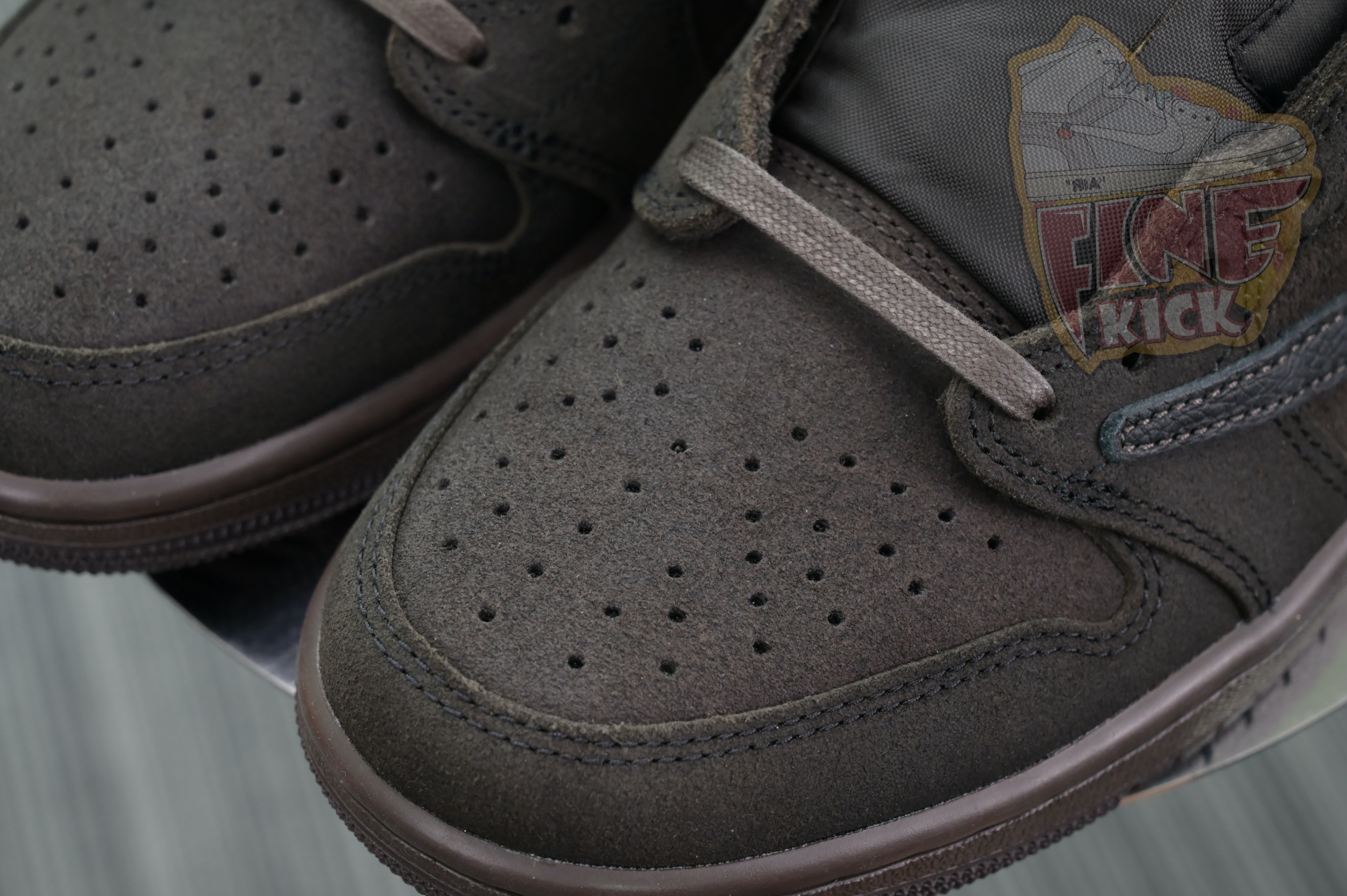 Travis Scott x Air Jordan 1 Low OG“Velvet Brown” - finekick.vip