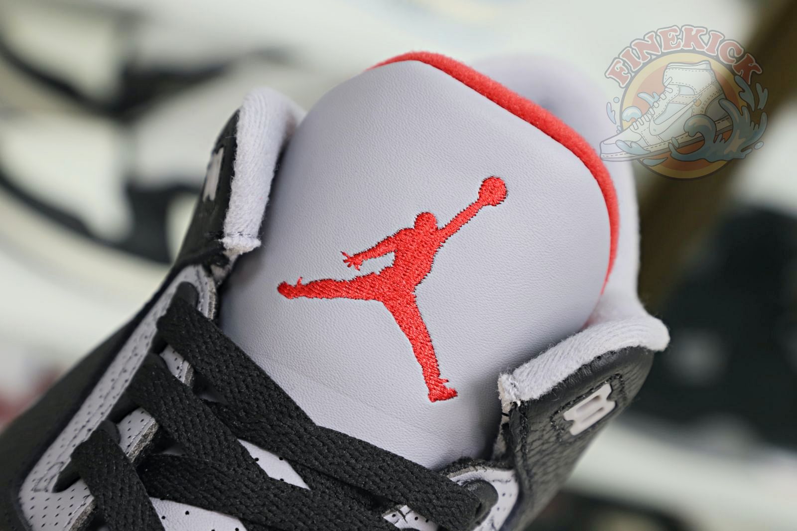 Air Jordan 3 retro blackcement  2018(854262-001) - finekick.vip