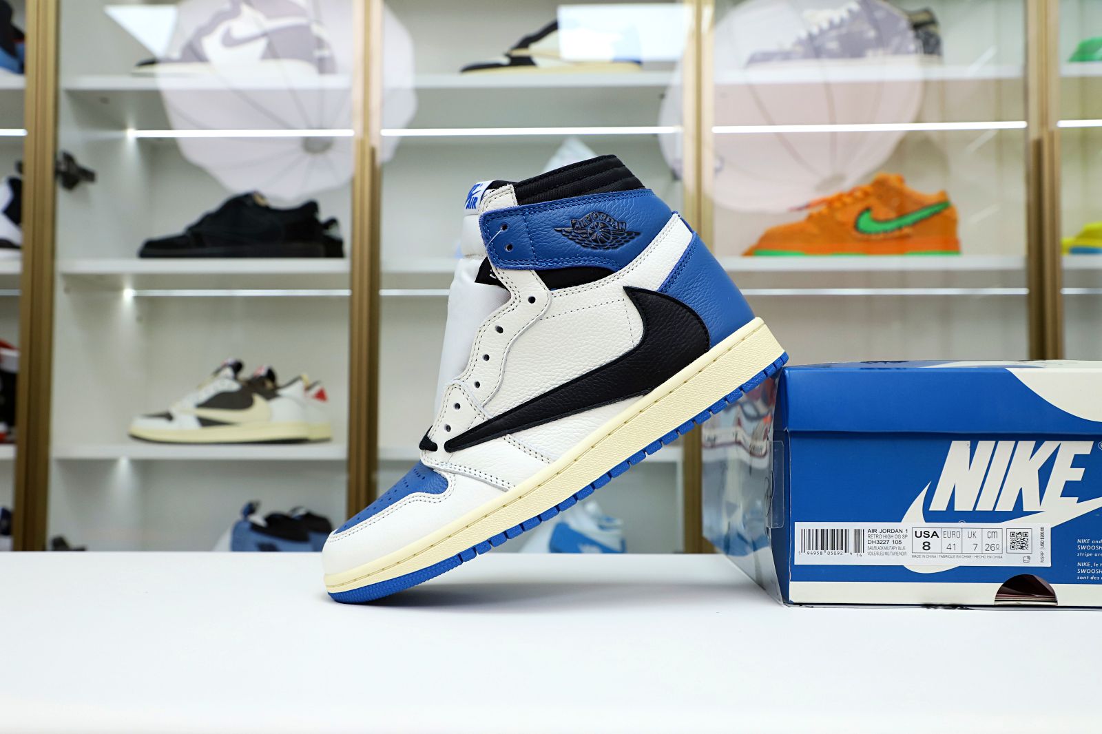 FRAGMENT DESIGN X TRAVIS SCOTT X AIR JORDAN 1 RETRO HIGH - finekick.vip