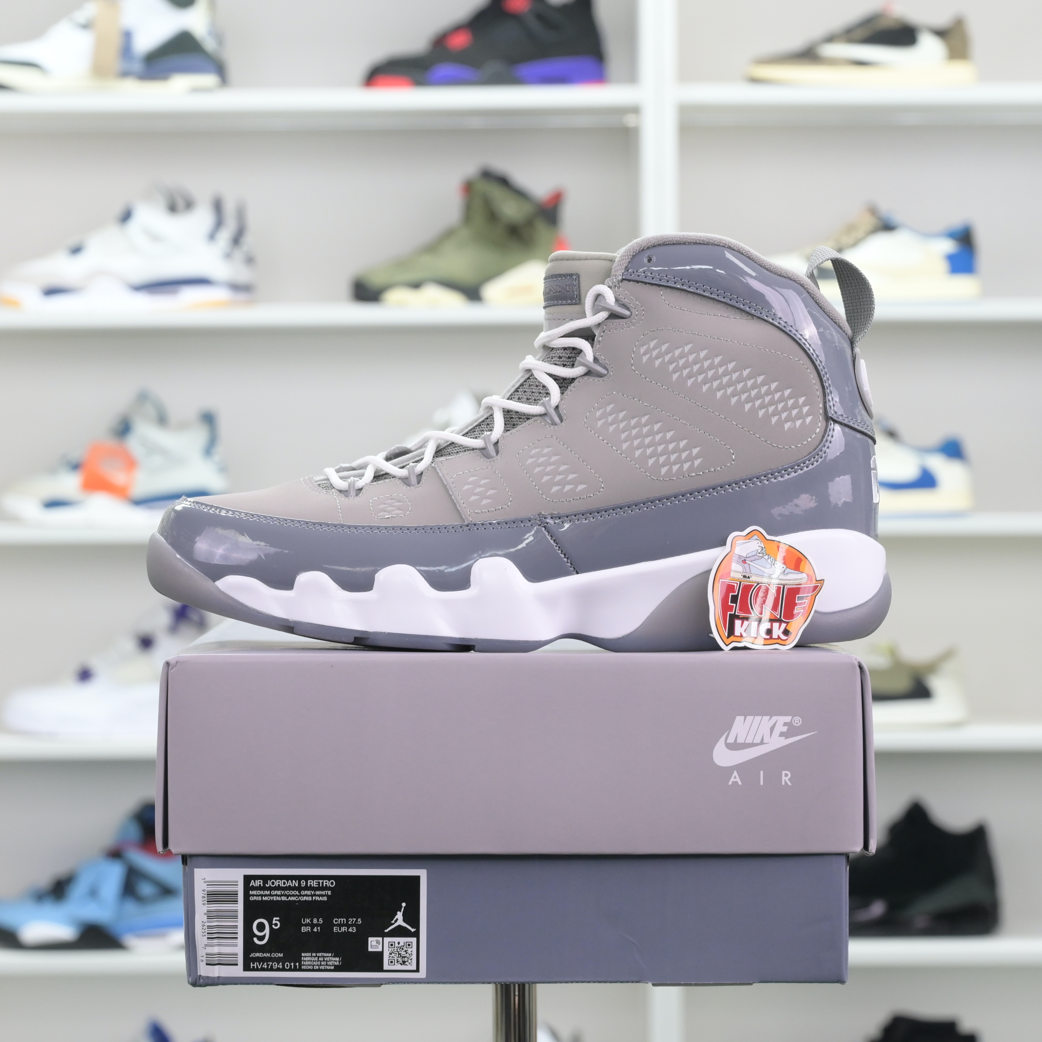 Air Jordan 9“Cool Grey” 2025 - finekick.vip