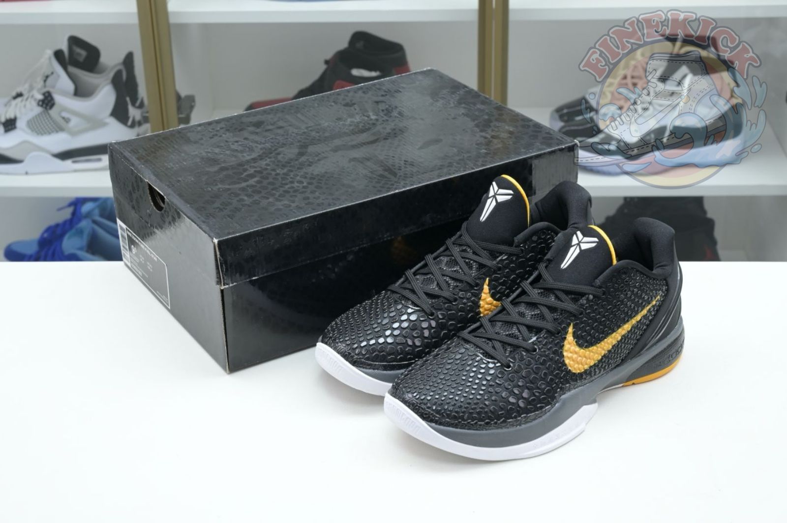 Nike Zoom Kobe 6 Black Del Sol - finekick.vip