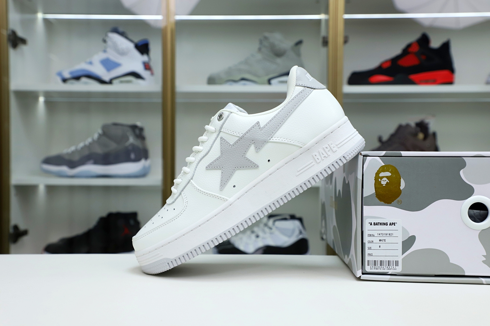 BAPESTA 'WHITE' - finekick.vip