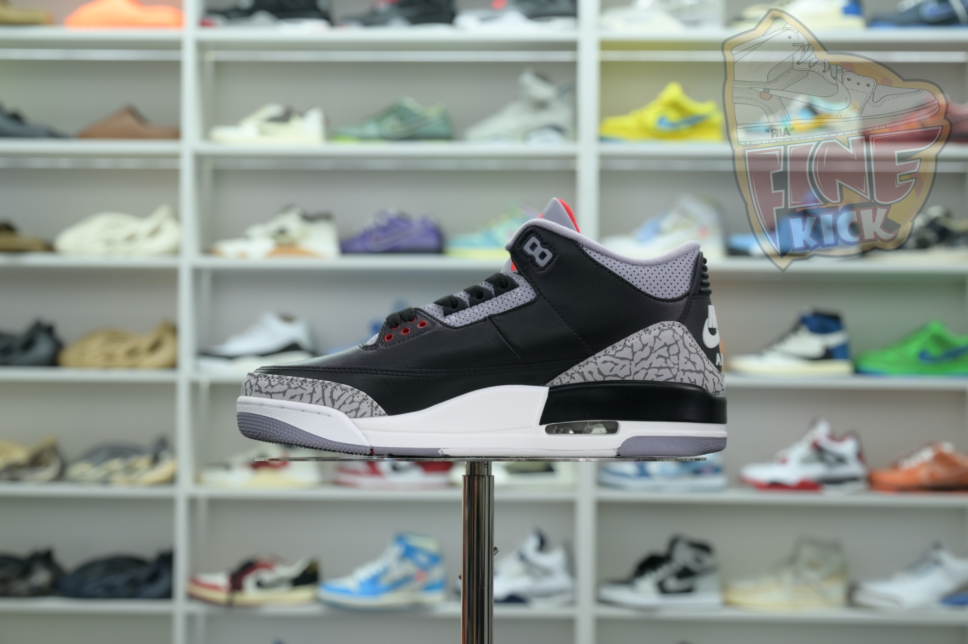 Air Jordan 3“Black Cement Reimagined” - finekick.vip