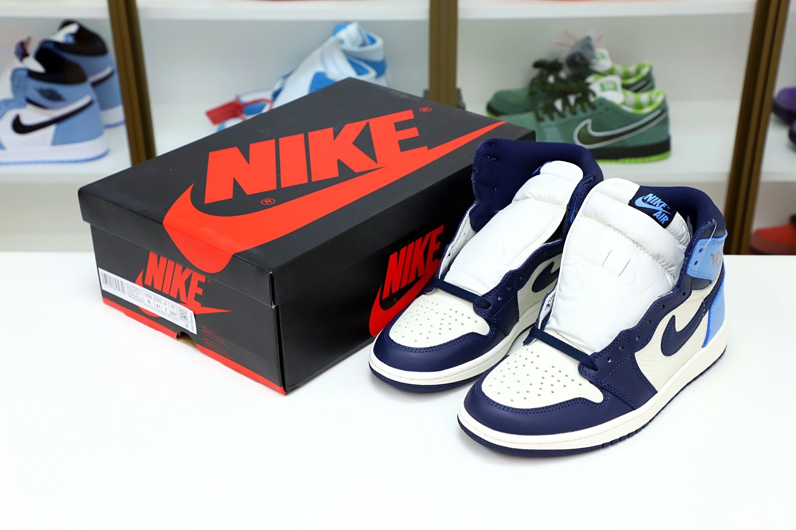 AIR JORDAN 1 RETRO HIGH OG 'OBSIDIAN' - finekick.vip