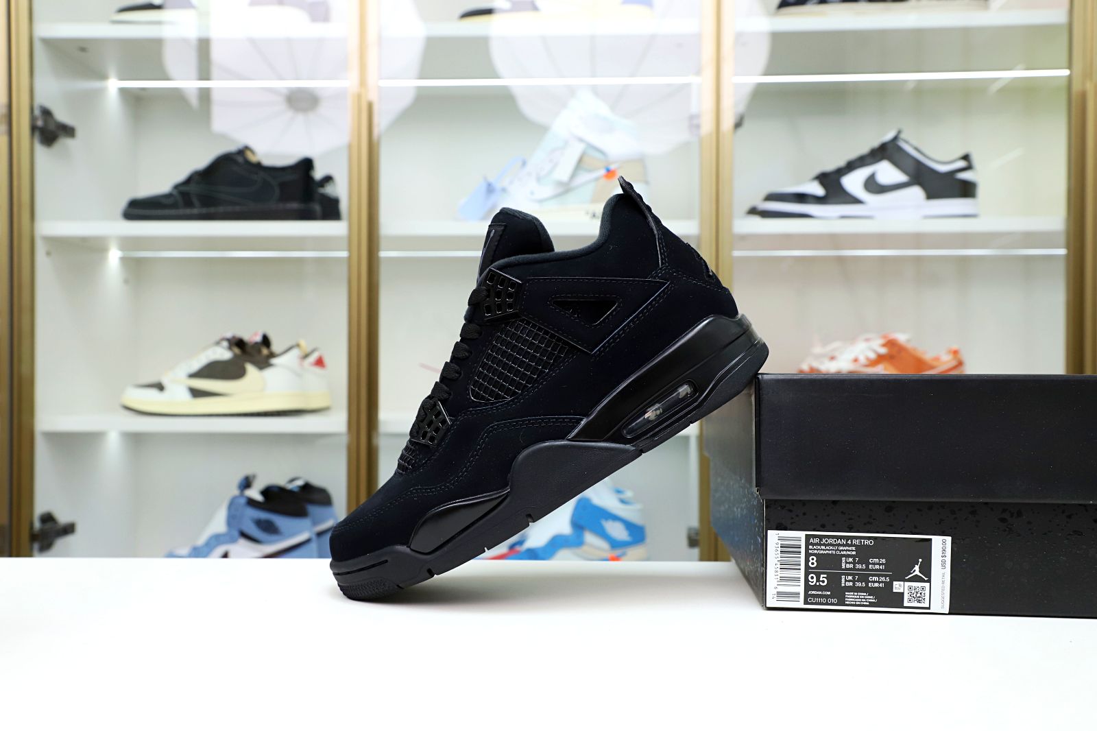 AIR JORDAN 4 RETRO 'BLACK CAT' 2020 - finekick.vip