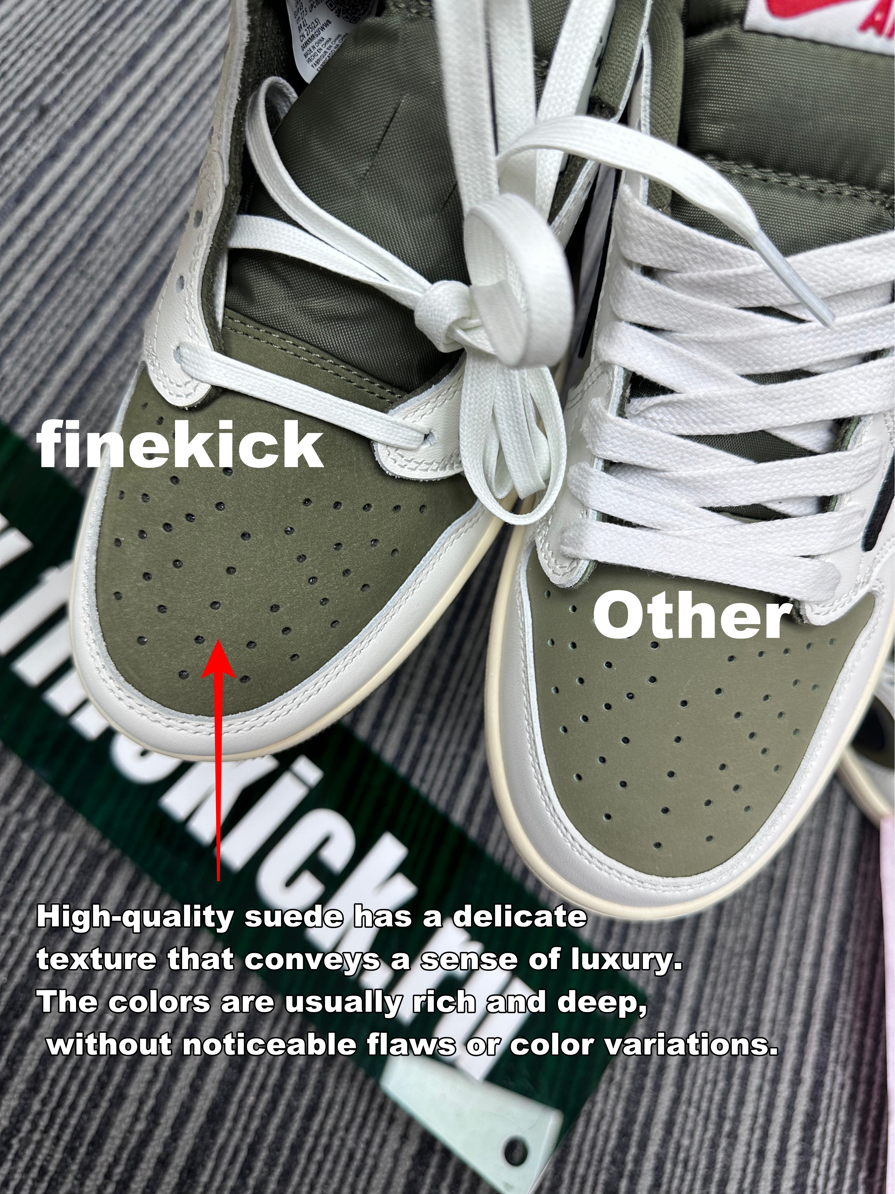 Travis Scott x Air Jordan 1 Low OG “Medium Olive” - finekick.vip