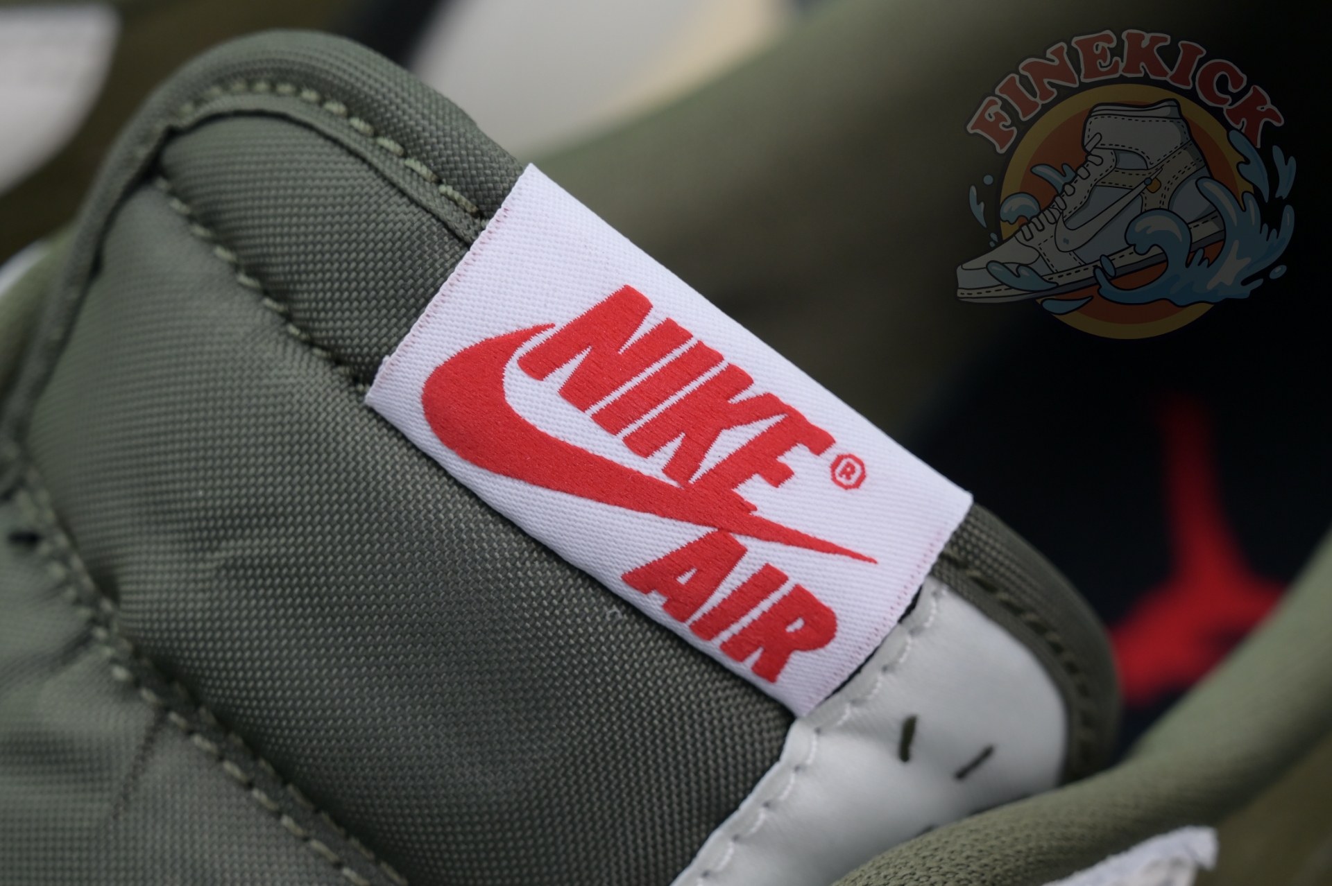 Travis Scott x Air Jordan 1 Low OG “Medium Olive” - finekick.vip