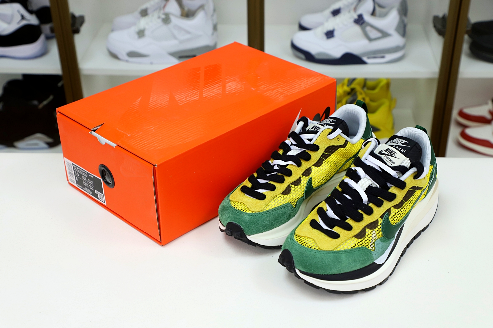 SACAI X VAPORWAFFLE 'TOUR YELLOW' - finekick.vip
