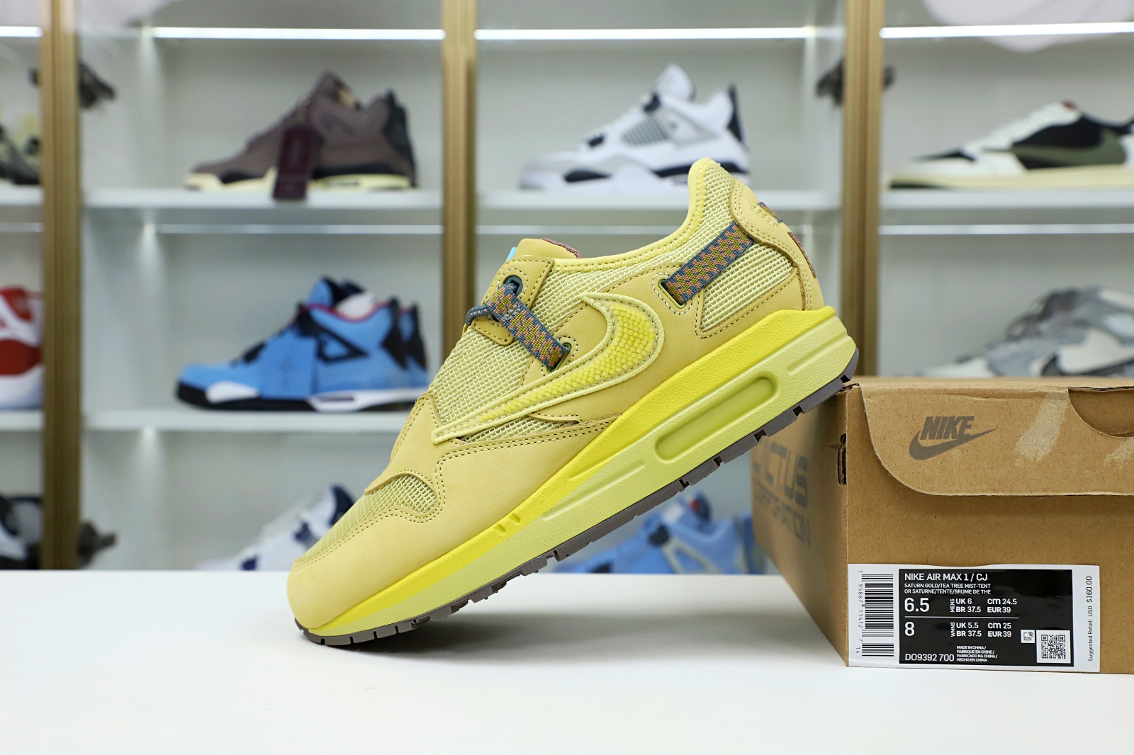 TRAVIS SCOTT X NIKE AIR MAX 1 WHEAT DO9392-700 - finekick.vip