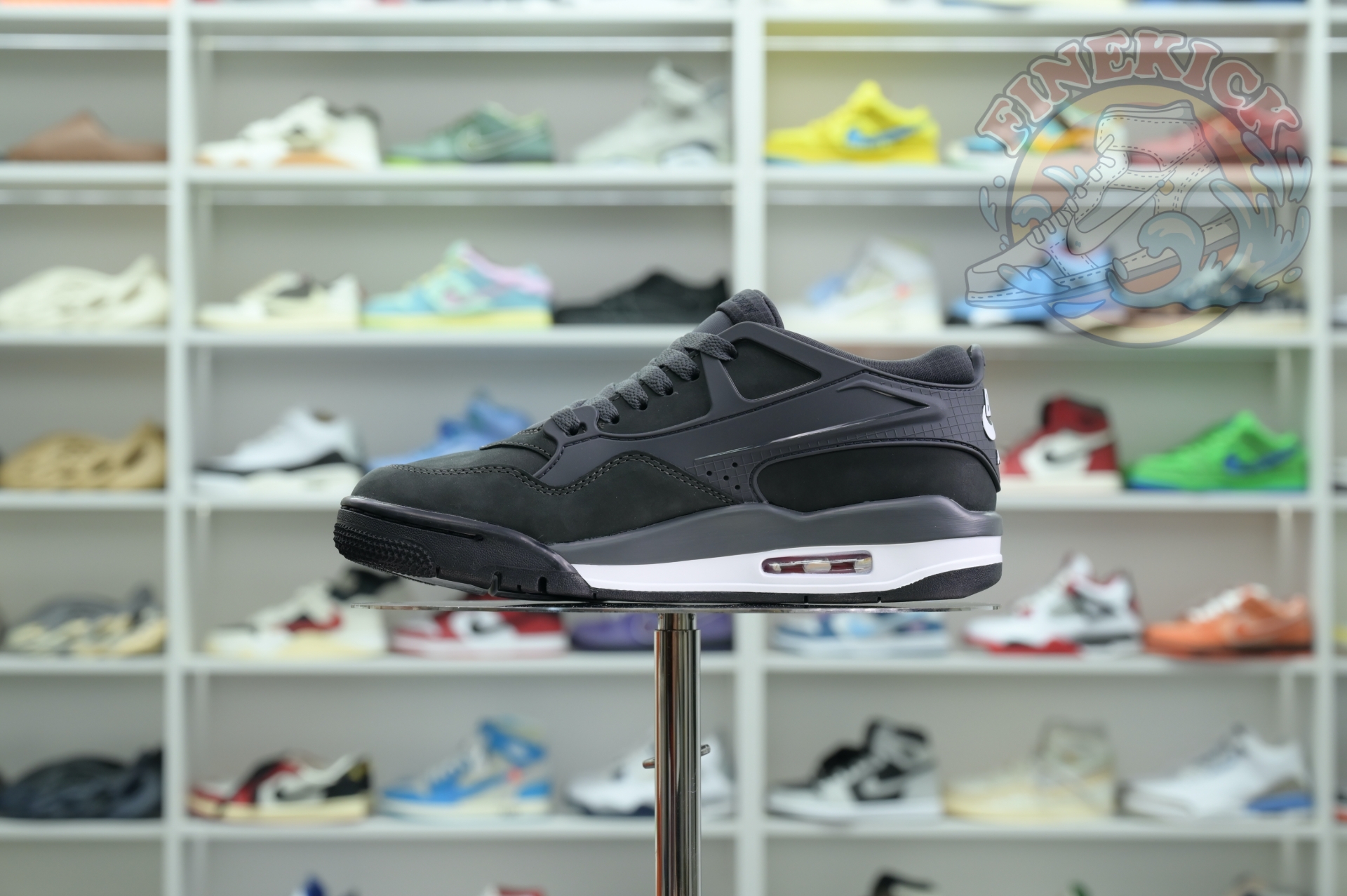 Nigel Sylvester x Air Jordan 4 RM SP “Anthracite” - finekick.vip