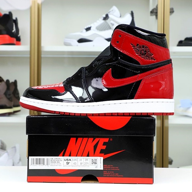 AIR JORDAN 1 HIGH OG BRED PATENT - finekick.vip