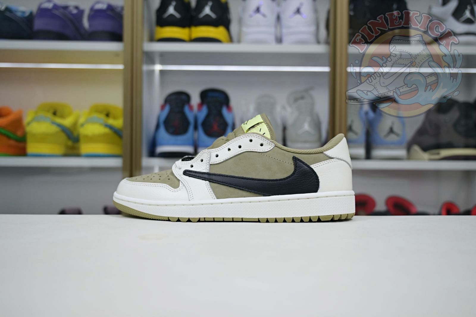 Travis Scott x Air Jordan 1  Low Golf 6.0 - finekick.vip