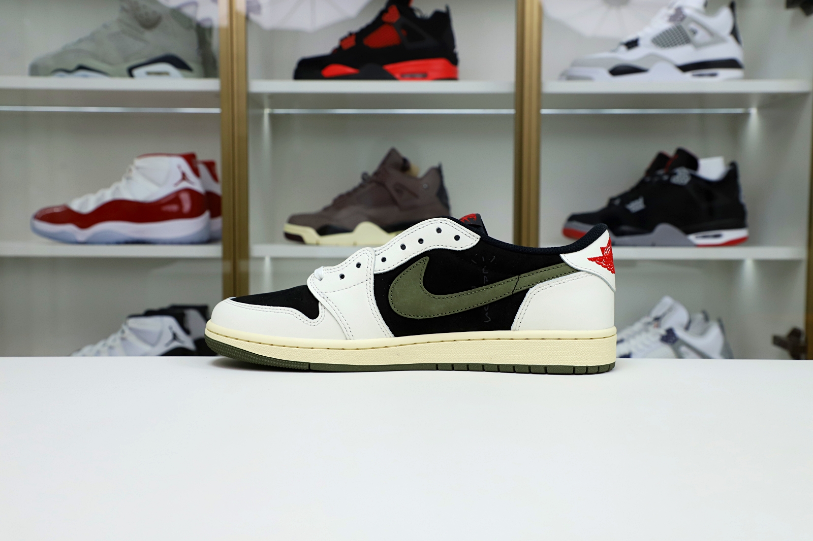 TRAVIS SCOTT X NIKE AIR JORDAN 1 LOW OG “Olive” - finekick.vip