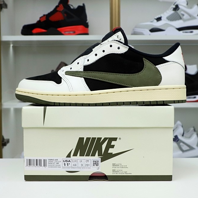 TRAVIS SCOTT X NIKE AIR JORDAN 1 LOW OG “Olive” - finekick.vip