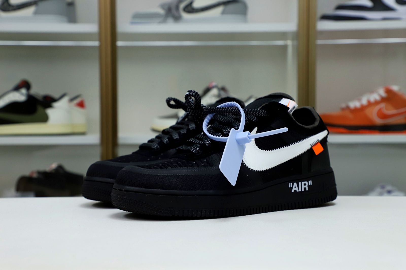 OFF-WHITE X AIR FORCE 1 LOW 'BLACK' - finekick.vip