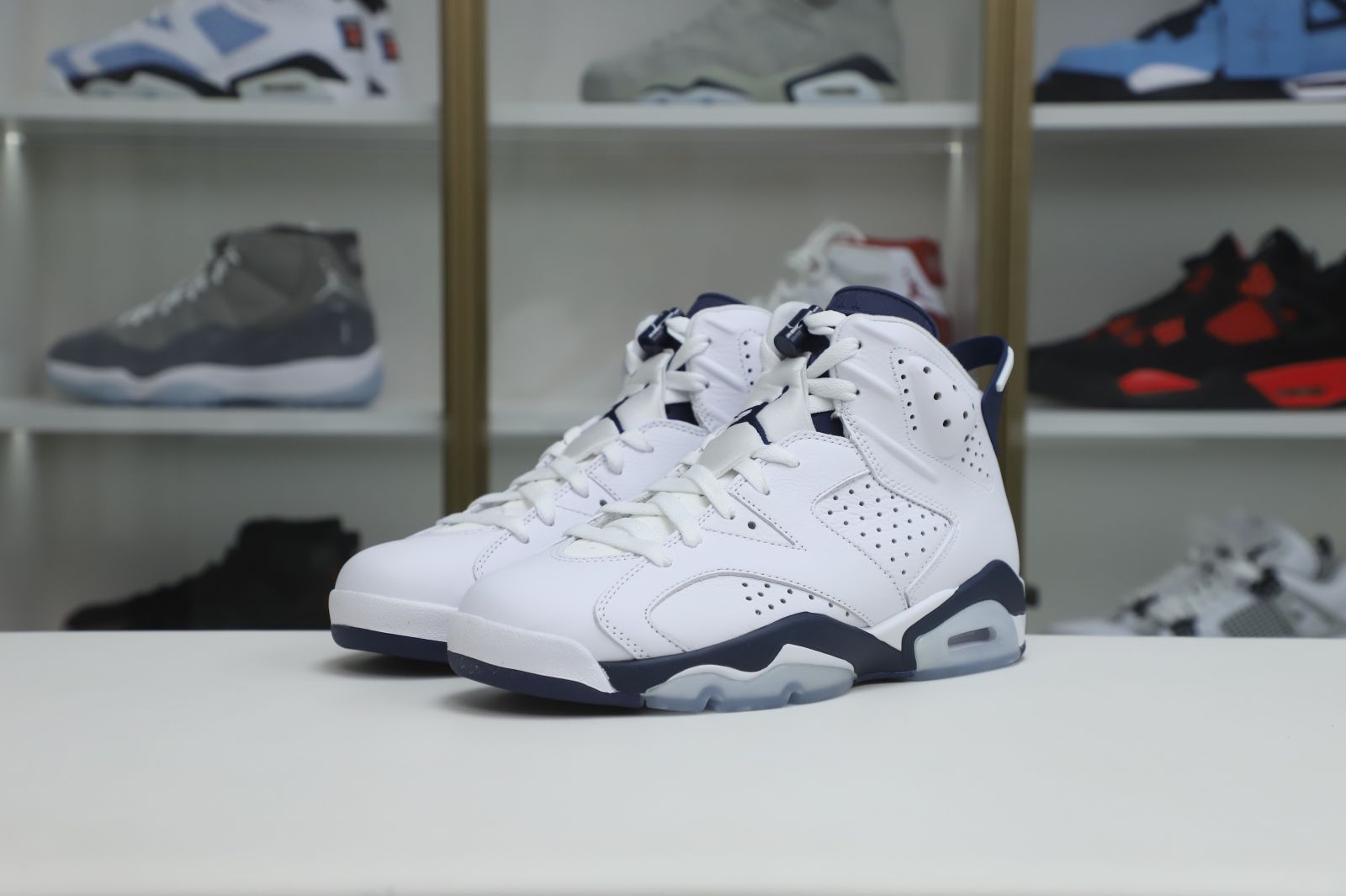AIR JORDAN 6 MIDNIGHT NAVY - finekick.vip