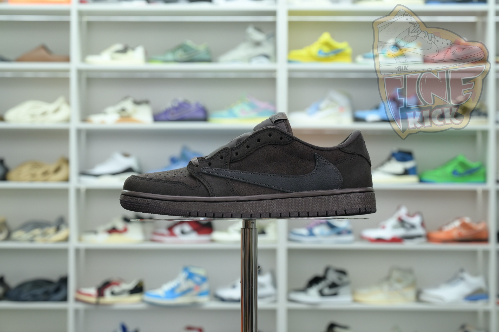 Travis Scott x Air Jordan 1 Low OG“Velvet Brown” - finekick.vip
