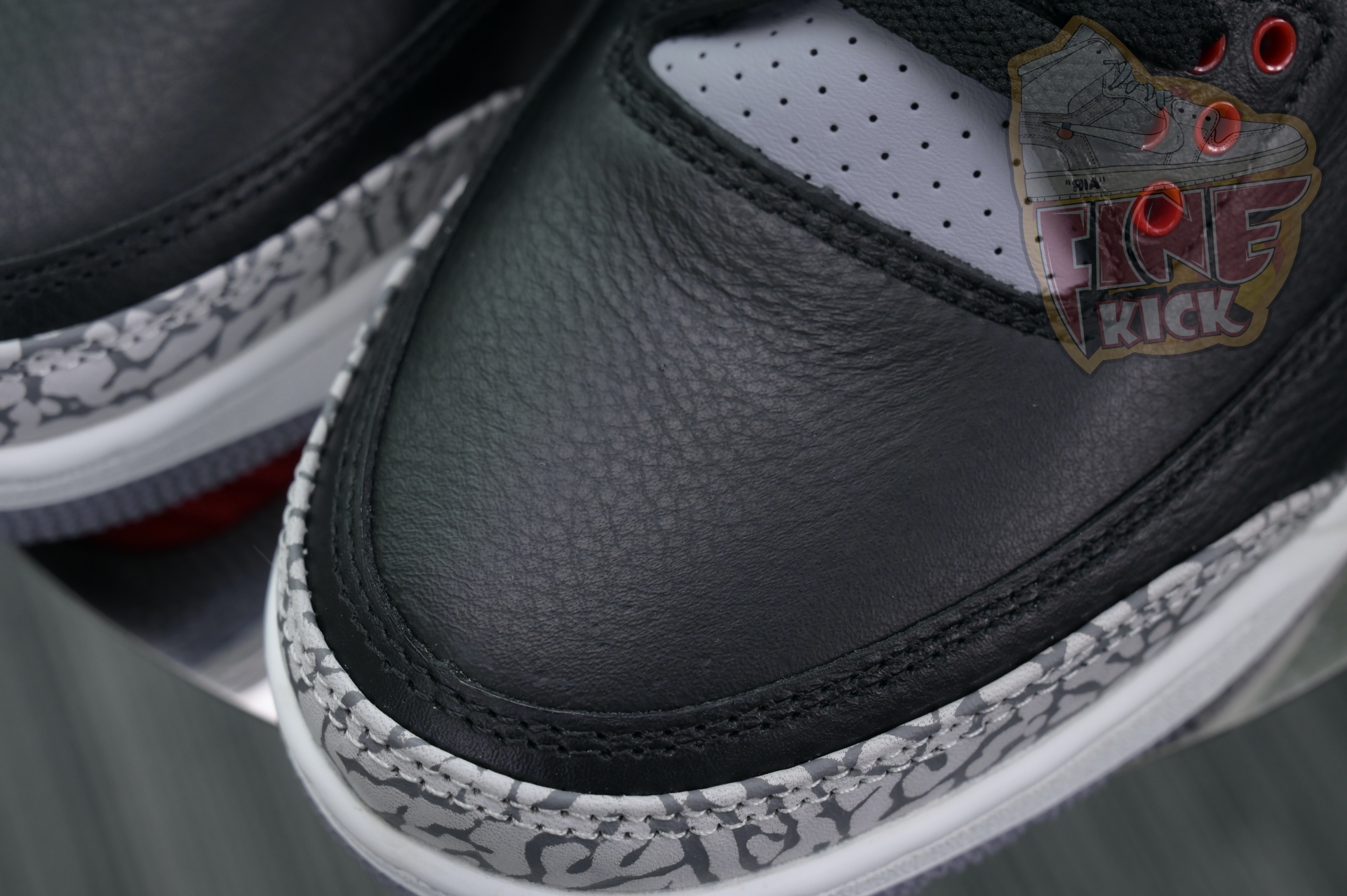 Air Jordan 3“Black Cement Reimagined” - finekick.vip