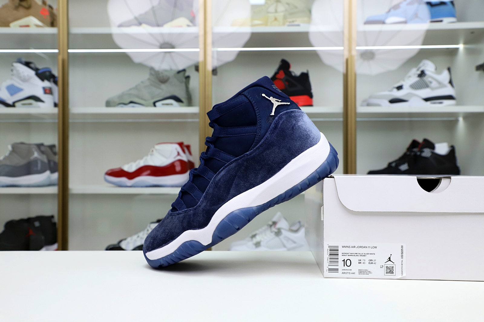 AIR JORDAN 11 RETRO MIDNIGHT NAVY - finekick.vip
