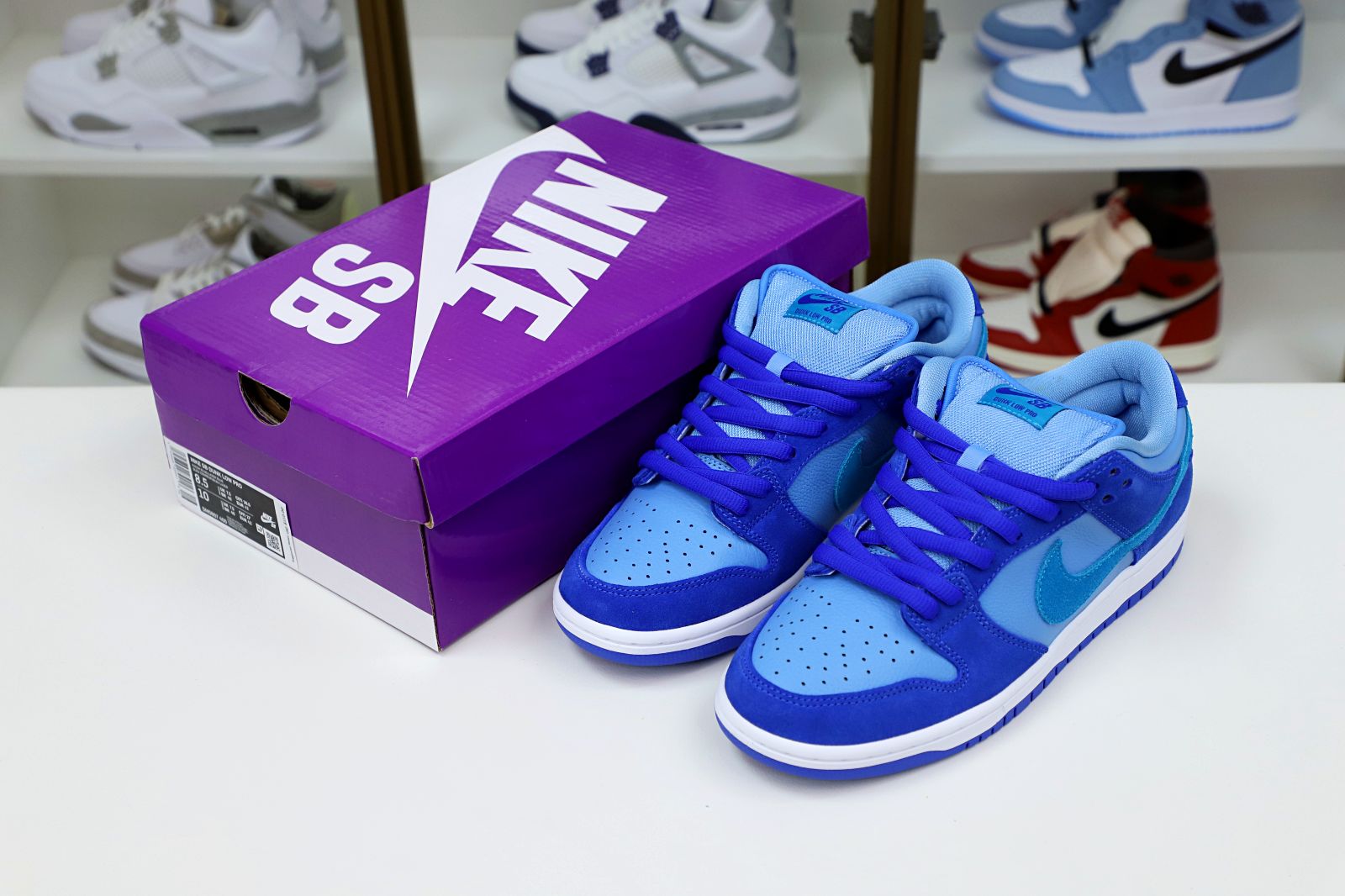 NIKE SB DUNK LOW BLUE RASPBERRY - finekick.vip