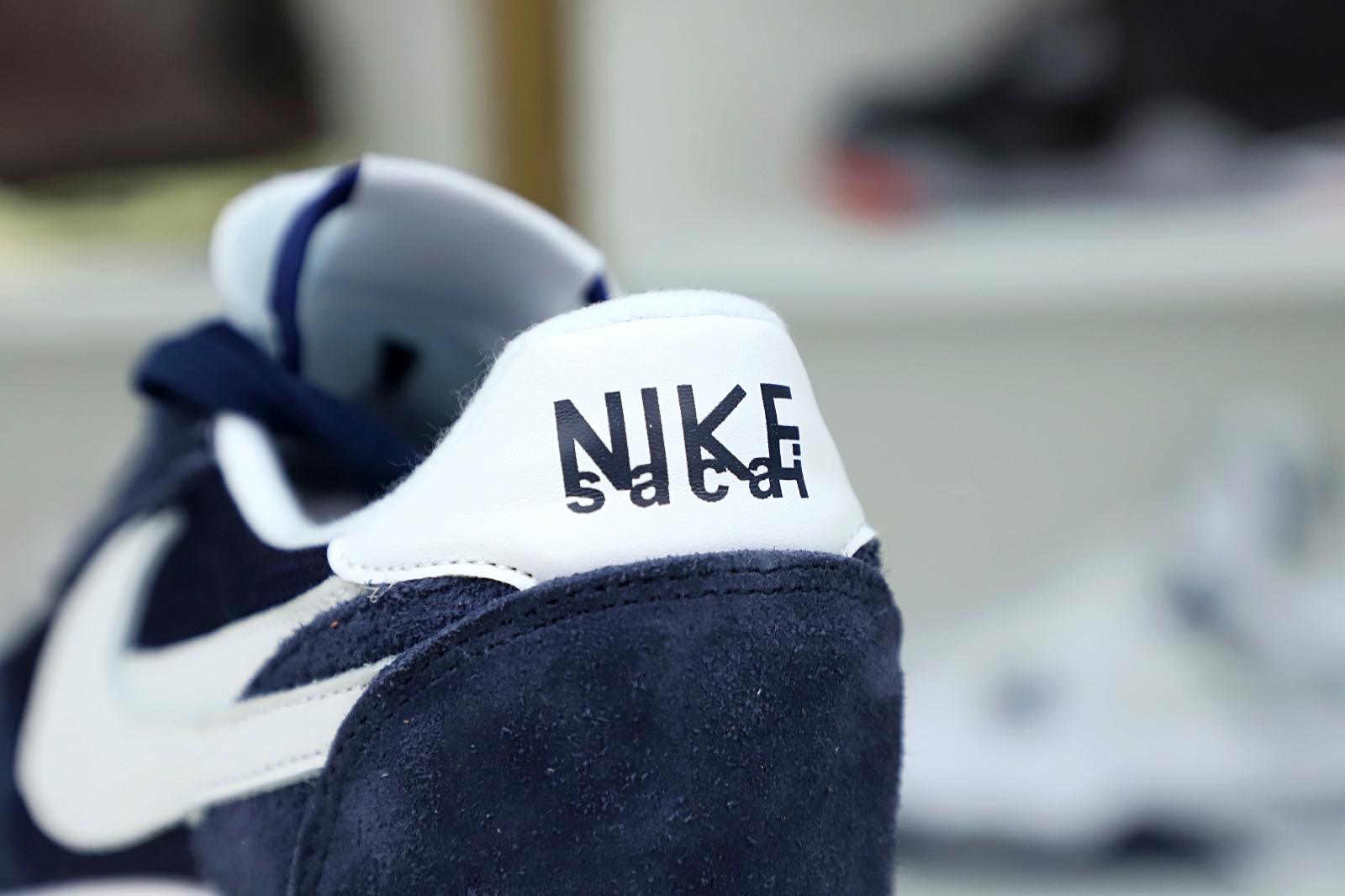 FRAGMENT DESIGN X SACAI X LDV WAFFLE 'BLACKENED BLUE' - finekick.vip