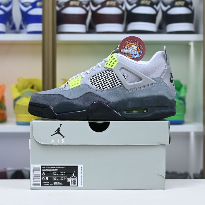 Air Jordan 4 retro se'95neon - finekick.vip