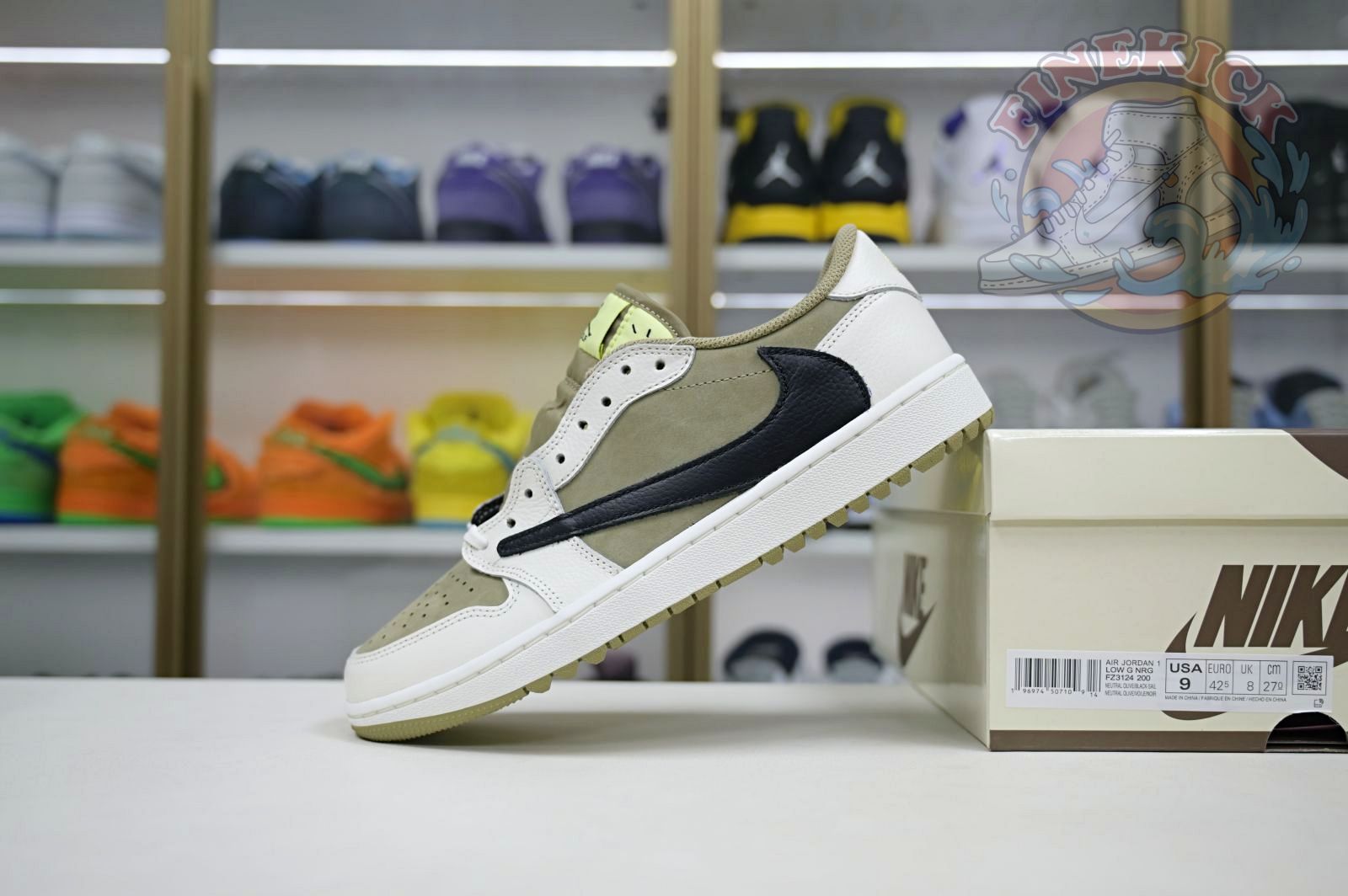 Travis Scott x Air Jordan 1  Low Golf 6.0 - finekick.vip
