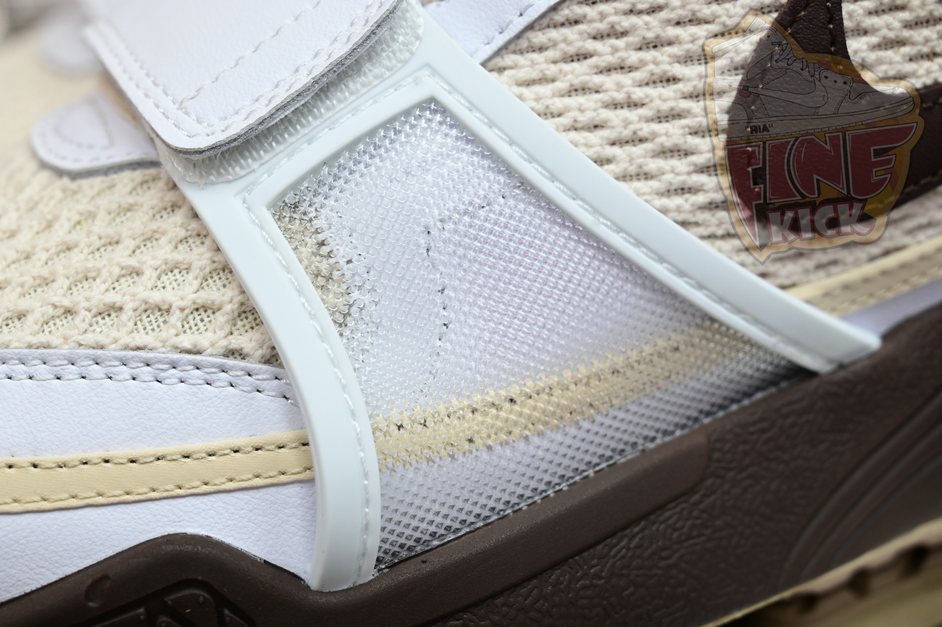 Travis Scott x Nike ZOOM Field JAXX“White/ Light Chocolate”HQ3073-100 - finekick.vip