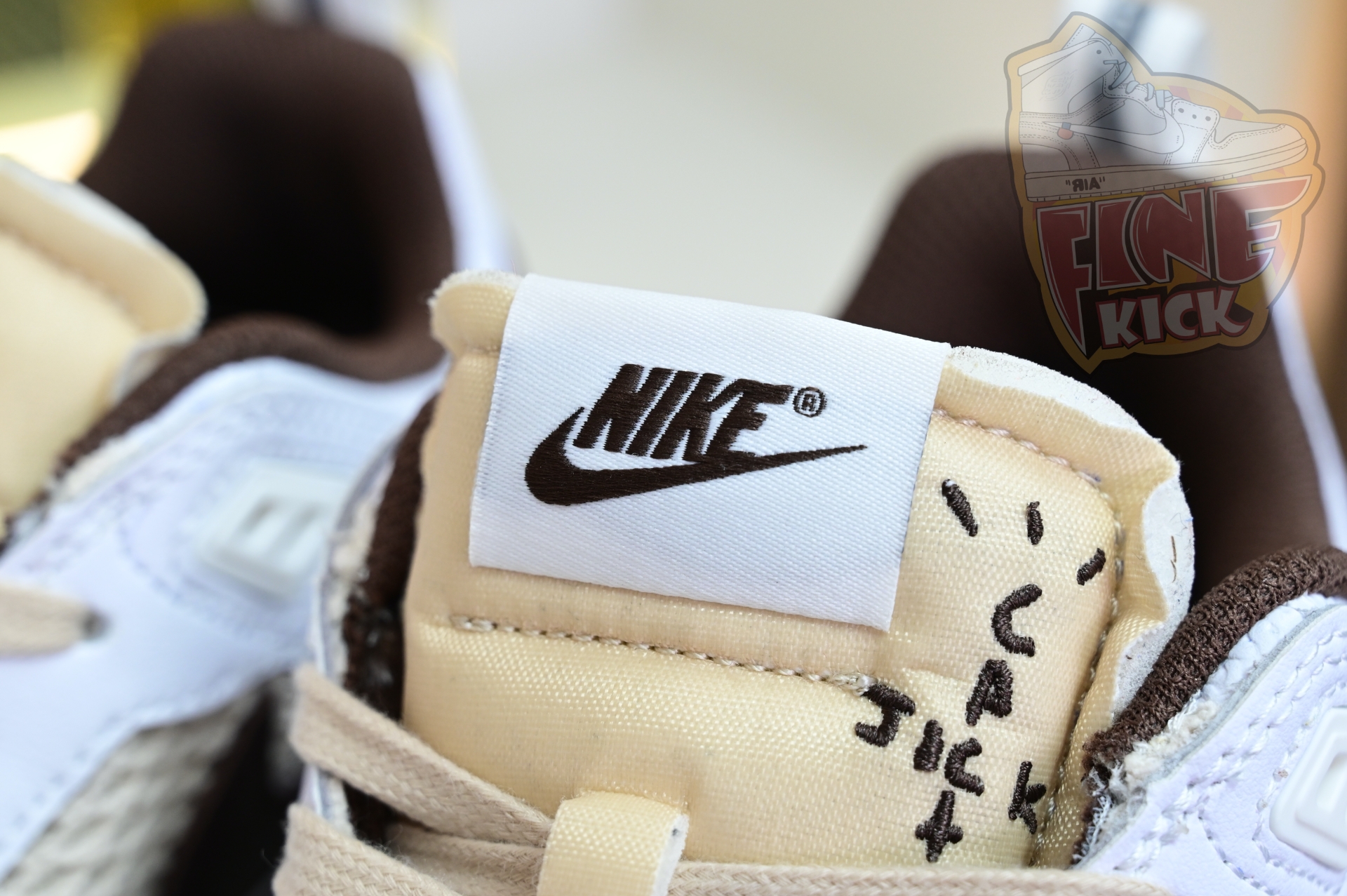 Travis Scott x Nike ZOOM Field JAXX“White/ Light Chocolate”HQ3073-100 - finekick.vip
