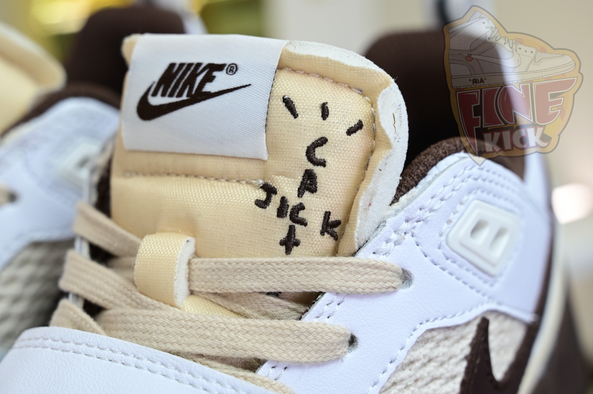 Travis Scott x Nike ZOOM Field JAXX“White/ Light Chocolate”HQ3073-100 - finekick.vip