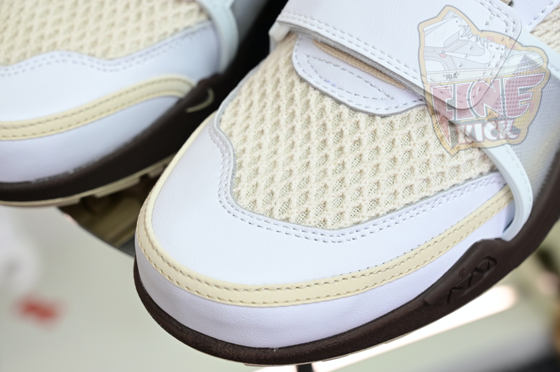 Travis Scott x Nike ZOOM Field JAXX“White/ Light Chocolate”HQ3073-100 - finekick.vip