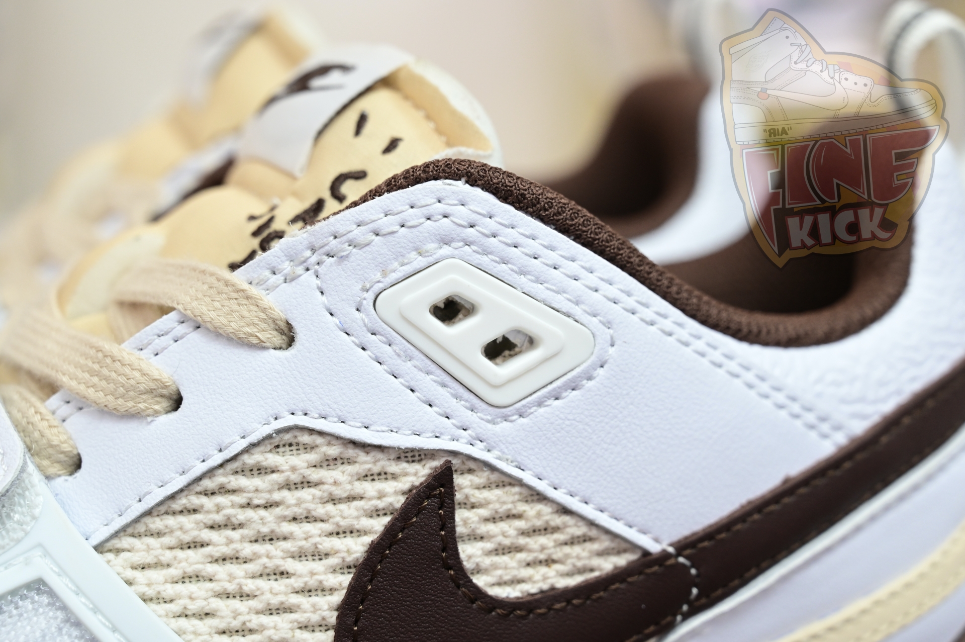 Travis Scott x Nike ZOOM Field JAXX“White/ Light Chocolate”HQ3073-100 - finekick.vip