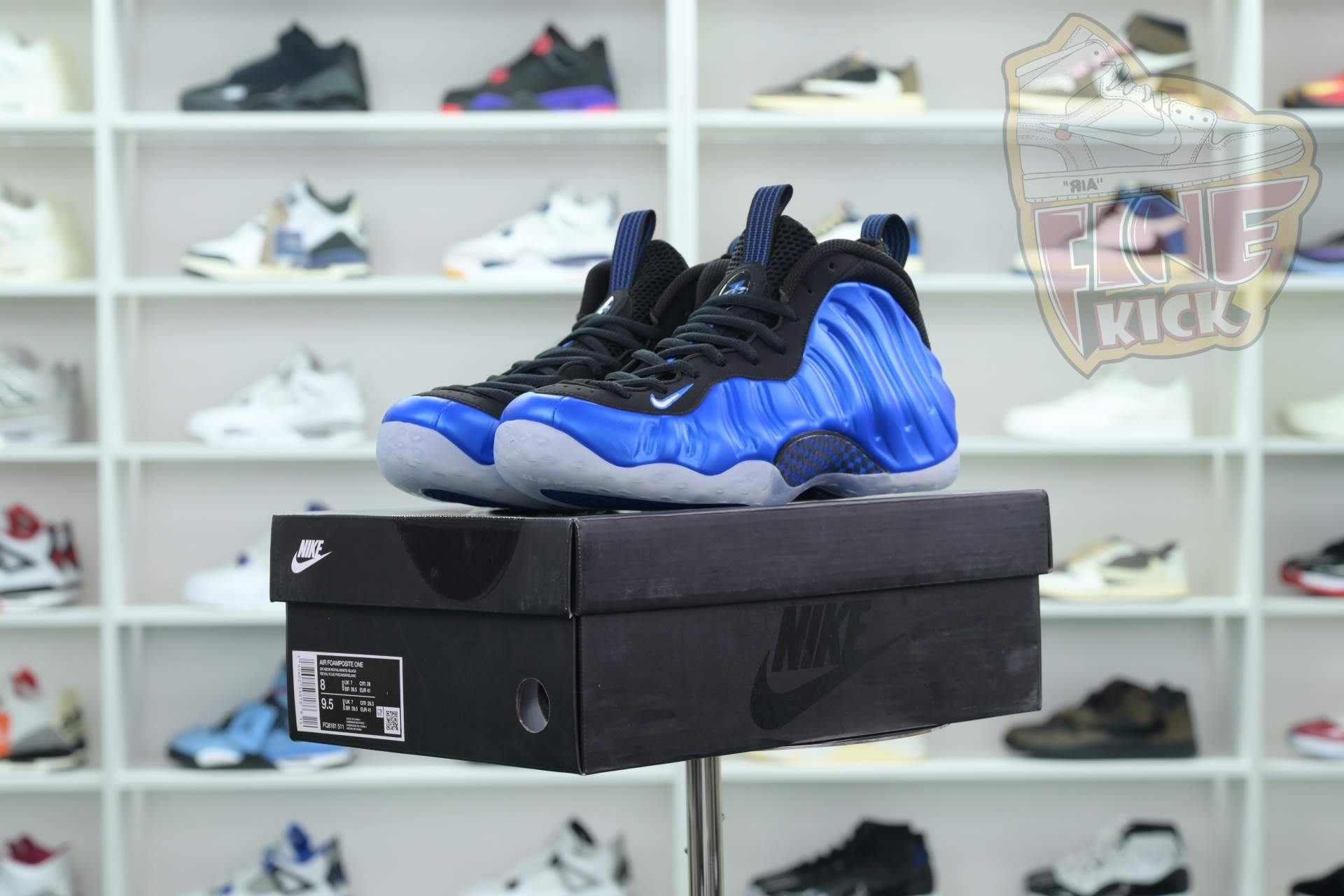 Nike Foamposite One“Dark Neon Royal” - finekick.vip