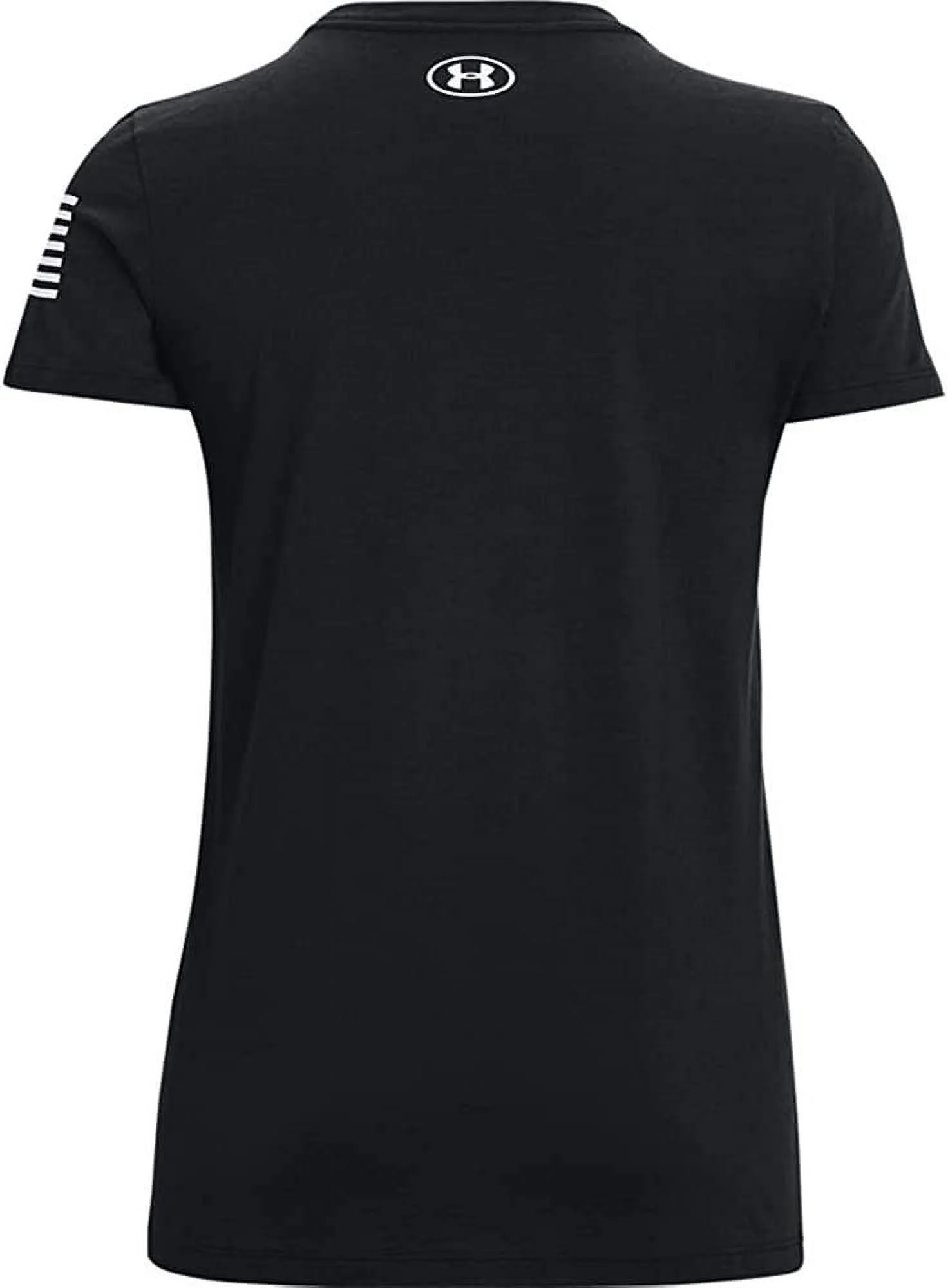 Under Armour 1370815-002-SM New Women's Freedom Logo Black Size T-Shirt