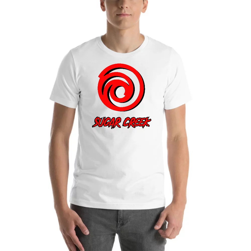 L Sugar Creek Cali Design Short Sleeve Cotton T-Shirt By Undefined Gifts