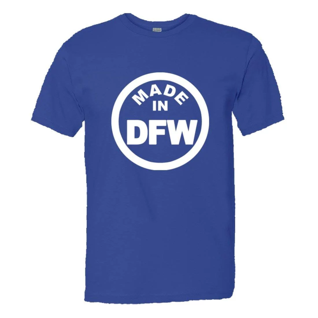 PleaseMeTees™ Mens From Born Made In Dallas Texas DFW Logo Label HQ Tee