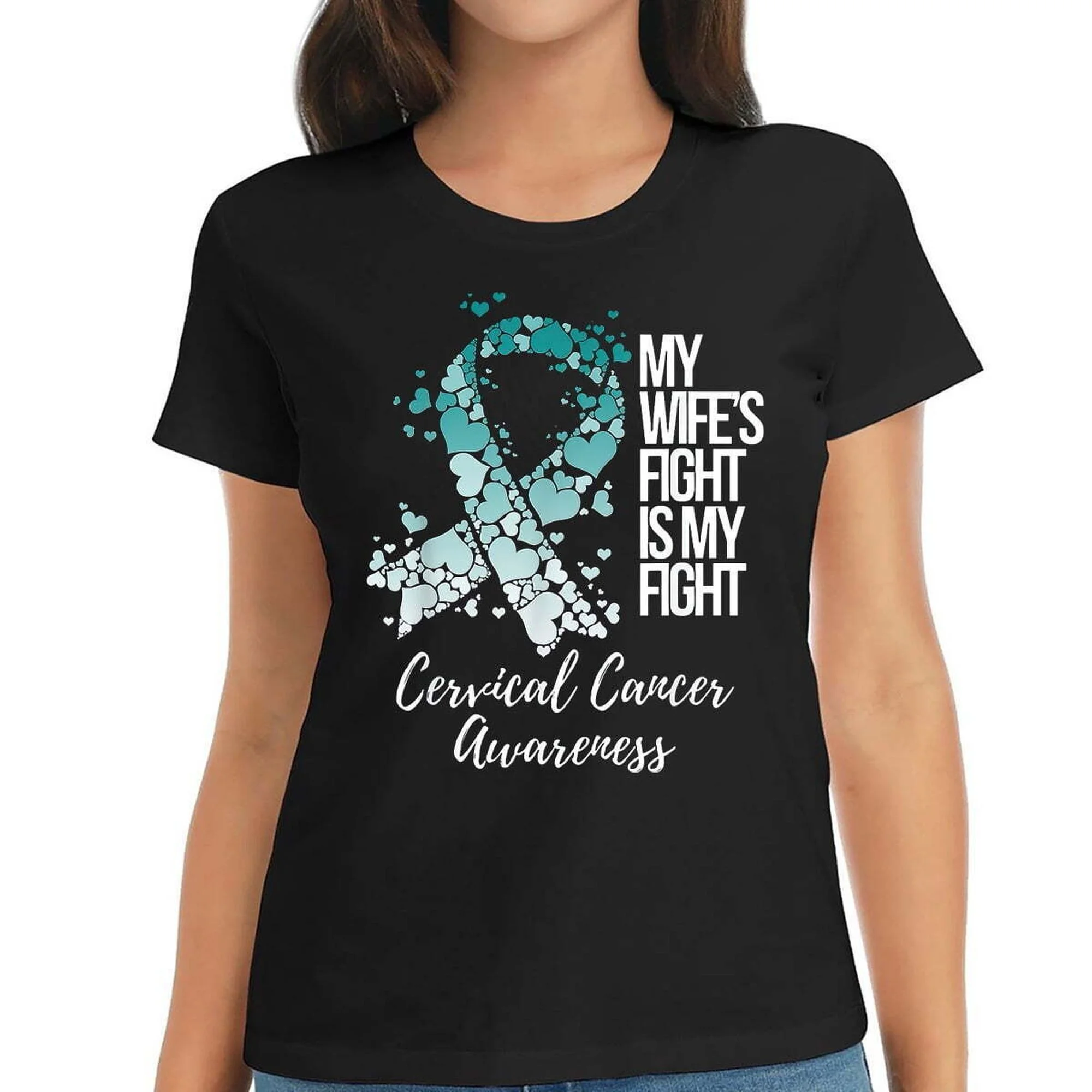 Unite Against Cancer: Couples Empowered in Matching Shirts for a Common Cause