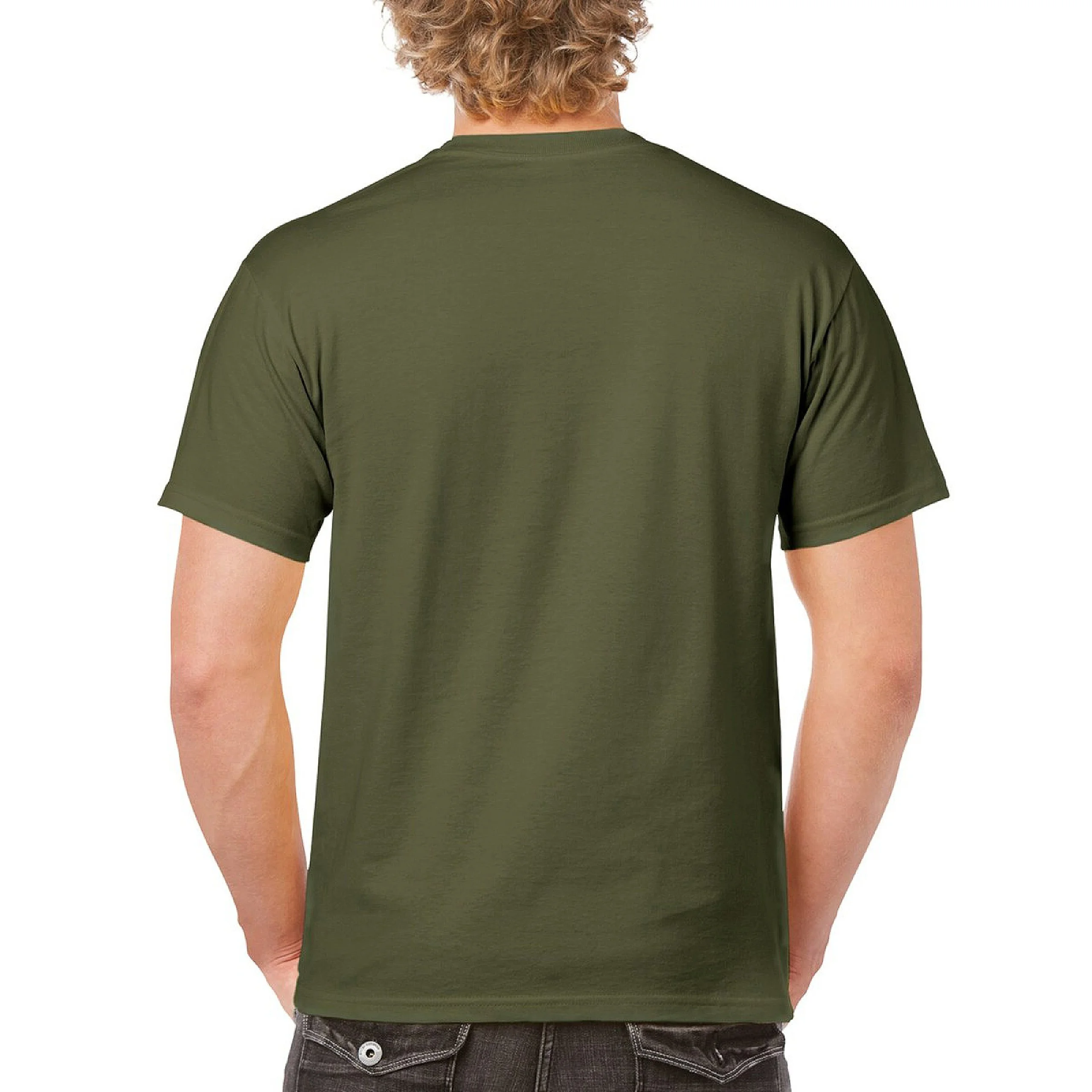 Tee Hunt Proud Air Force Wifey T-Shirt Veteran Wife Pride Patriot Heroic Shirt L, Military Green, Medium