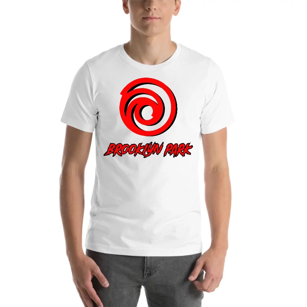 L Brooklyn Park Cali Design Short Sleeve Cotton T-Shirt By Undefined Gifts