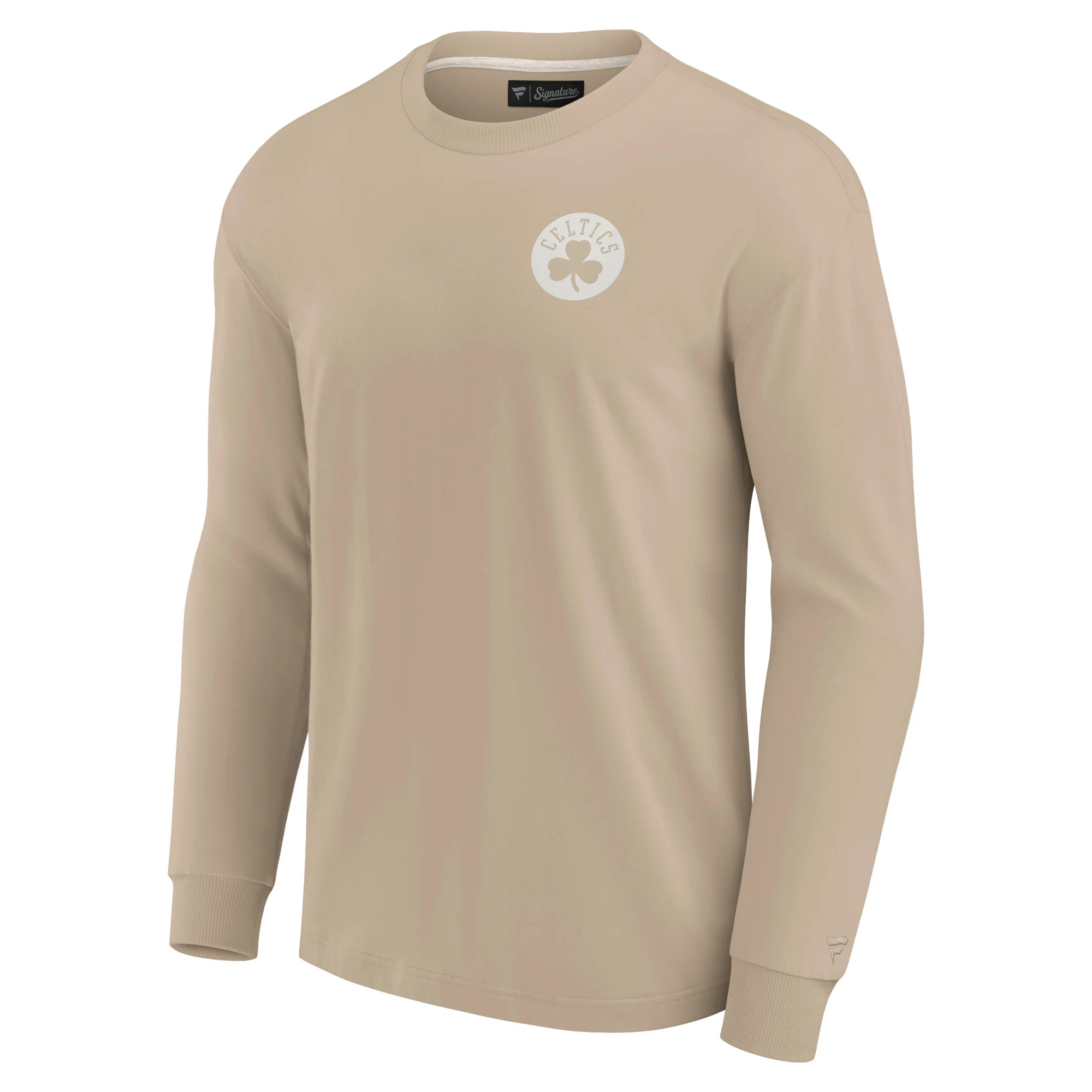 Unisex Fanatics Signature Khaki Boston Celtics Elements Super Soft Long Sleeve T-Shirt